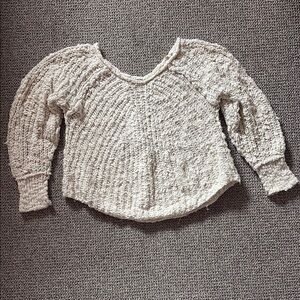 Chunky Cream Free People sweater